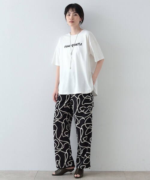 GALLEST（ギャレスト）の「◆フロントロゴTシャツ（Tシャツ/カットソー・レディース・ブラウン系/ホワイト/ブラック/ライトブルー・38）」の9枚目の写真