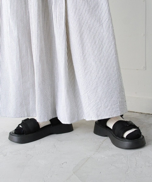Crisp（クリスプ）の「厚底スポーツサンダル（サンダル・レディース・ブラック・36inch/37inch）」の18枚目の写真