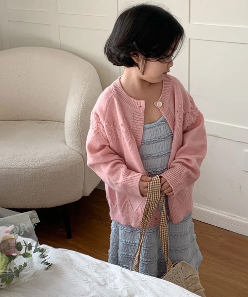 Bambin（ボンバン）の「【 Bambin / ボンバン 】 ミニフリル キャミワンピース（ワンピース・キッズ・ライトブルー/ホワイト・130/120/110/100）」の19枚目の写真