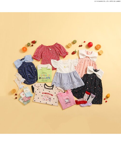 sanrio（サンリオ）の「サンリオキャラクターズモチーフハイソックス（ベビーシューズ/ベビーソックス・キッズ・アイボリー/ピンク・9/12）」の4枚目の写真