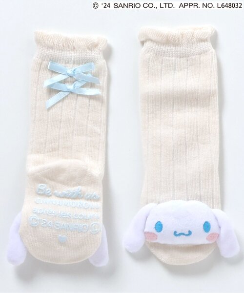 sanrio（サンリオ）の「サンリオキャラクターズモチーフハイソックス（ベビーシューズ/ベビーソックス・キッズ・アイボリー/ピンク・9/12）」の5枚目の写真