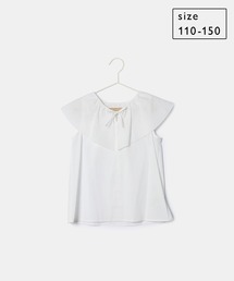 ROPE' PICNIC（ロペピクニック）の「【KIDS】リボンディティールラッフルカラーブラウス/リンクコーデ（シャツ/ブラウス・キッズ）」