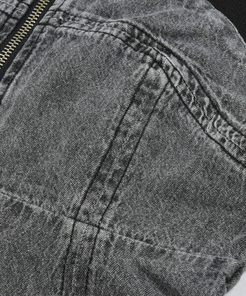 ZIDDY（ジディ）の「ダブルジップドッキングワンピース(130~160cm)（ワンピース・キッズ・ネイビー/ブラック・FREE/130cm/140cm/150cm）」の11枚目の写真