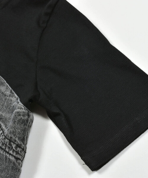 ZIDDY（ジディ）の「ダブルジップドッキングワンピース(130~160cm)（ワンピース・キッズ・ネイビー/ブラック・FREE/130cm/140cm/150cm）」の12枚目の写真