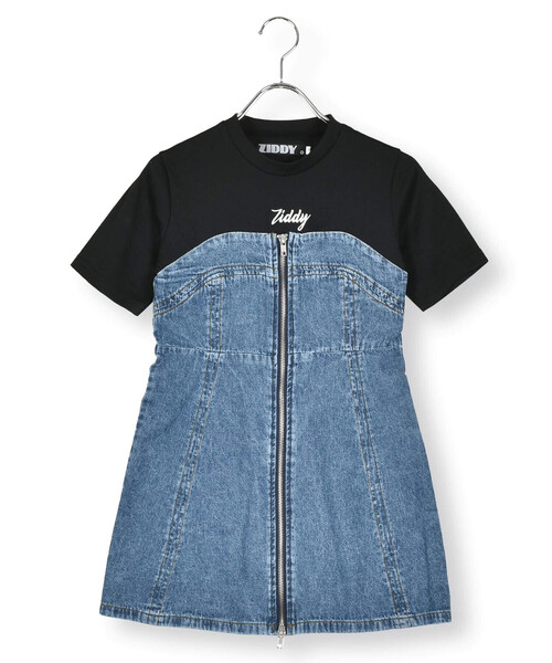 ZIDDY（ジディ）の「ダブルジップドッキングワンピース(130~160cm)（ワンピース・キッズ・ネイビー/ブラック・FREE/130cm/140cm/150cm）」の17枚目の写真