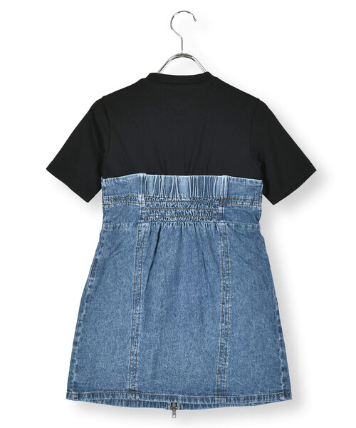 ZIDDY（ジディ）の「ダブルジップドッキングワンピース(130~160cm)（ワンピース・キッズ・ネイビー/ブラック・FREE/130cm/140cm/150cm）」の18枚目の写真