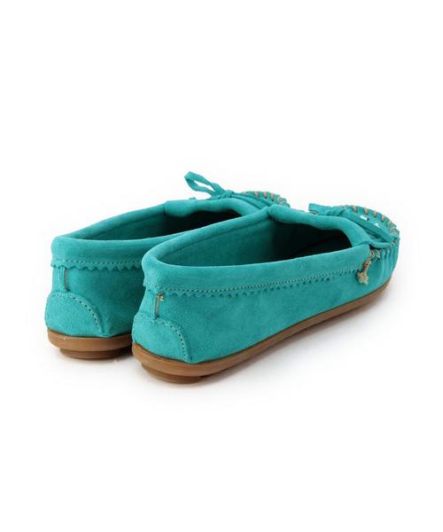 Minnetonka（ミネトンカ）の「MINNETONKA モカシン/ BC MINNETONKA　MOCA◆（モカシン/デッキシューズ・レディース・ブラック/ベージュ/ターコイズブルー・6/8/7/5）」の7枚目の写真