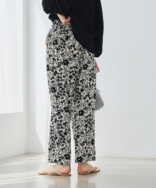 coen（コーエン）の「バイカラーボタニカルプリントテーパードパンツ（その他パンツ・レディース・ネイビー/オレンジ系その他/ナチュラル・L/M）」の15枚目の写真