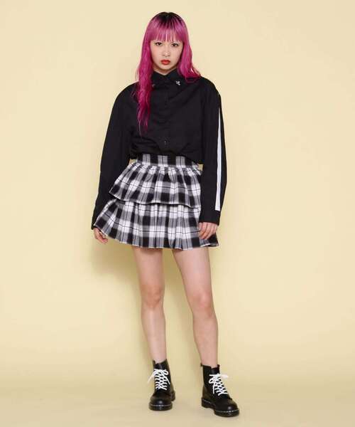 NORA(ノラ)の「NORA/ノラ/レイヤーミニスカート(スカート・レディース・グレー/その他24・L/M/S)」の10枚目の写真