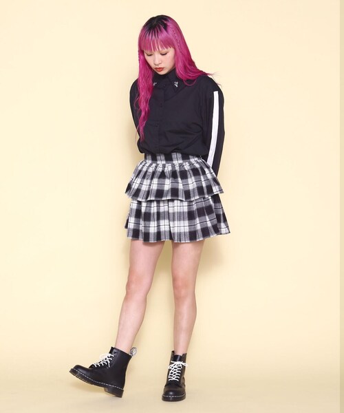 NORA(ノラ)の「NORA/ノラ/レイヤーミニスカート(スカート・レディース・グレー/その他24・L/M/S)」の11枚目の写真
