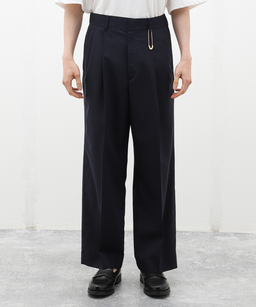 EDIFICE LA BOUCLE(エディフィスラブークル)の「TanC(タンク) for BOUCLE 別注 FATBOY PIN パンツ(スラックス・メンズ・ネイビー/ブラウン・X-LARGE/LARGE)」の15枚目の写真