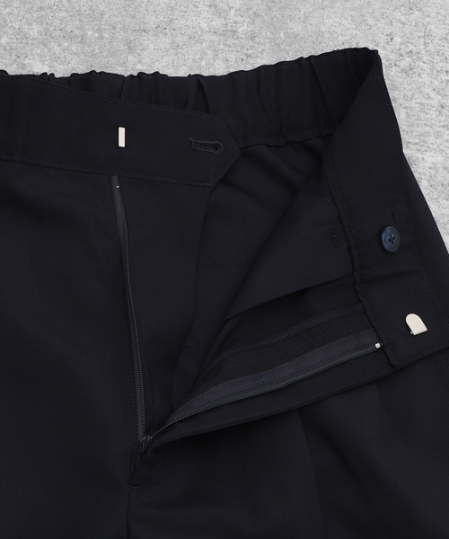 EDIFICE LA BOUCLE(エディフィスラブークル)の「TanC(タンク) for BOUCLE 別注 FATBOY PIN パンツ(スラックス・メンズ・ネイビー/ブラウン・X-LARGE/LARGE)」の9枚目の写真