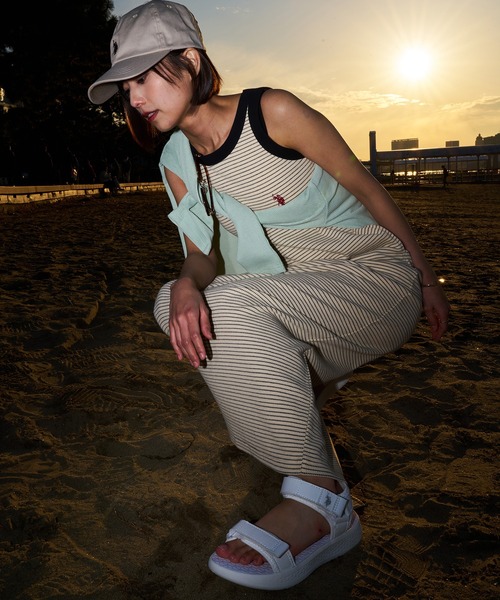 U.S. POLO ASSN.（ユーエスポロアッスン）の「【U.S. POLO ASSN./ユーエスポロアッスン】軽量 ワンポイント スポーツサンダル（サンダル・レディース・ホワイト/ブラック/ベージュ・24.0cm/23.0cm/22.0cm/23.5cm/24.5cm/25.0cm）」の12枚目の写真