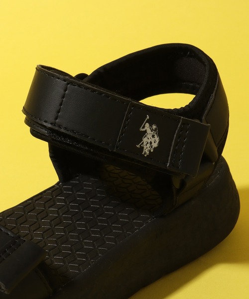 U.S. POLO ASSN.（ユーエスポロアッスン）の「【U.S. POLO ASSN./ユーエスポロアッスン】軽量 ワンポイント スポーツサンダル（サンダル・レディース・ホワイト/ブラック/ベージュ・24.0cm/23.0cm/22.0cm/23.5cm/24.5cm/25.0cm）」の16枚目の写真