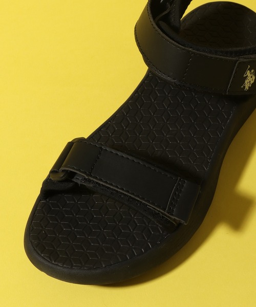 U.S. POLO ASSN.（ユーエスポロアッスン）の「【U.S. POLO ASSN./ユーエスポロアッスン】軽量 ワンポイント スポーツサンダル（サンダル・レディース・ホワイト/ブラック/ベージュ・24.0cm/23.0cm/22.0cm/23.5cm/24.5cm/25.0cm）」の15枚目の写真