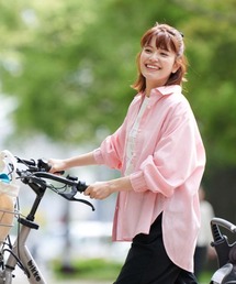 studio CLIP | 【玄長直子さんコラボ】ノンアイロンヒンヤリシャツ(シャツ/ブラウス)