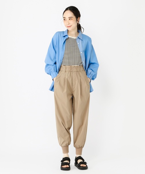 studio CLIP（スタディオクリップ）の「【玄長直子さんコラボ】ノンアイロンヒンヤリシャツ（シャツ/ブラウス・レディース・オフホワイト/その他2/その他1/ブルー・FREE）」の22枚目の写真