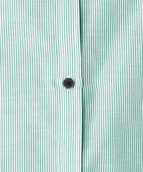 studio CLIP（スタディオクリップ）の「【玄長直子さんコラボ】ノンアイロンヒンヤリシャツ（シャツ/ブラウス・レディース・オフホワイト/その他2/その他1/ブルー・FREE）」の7枚目の写真