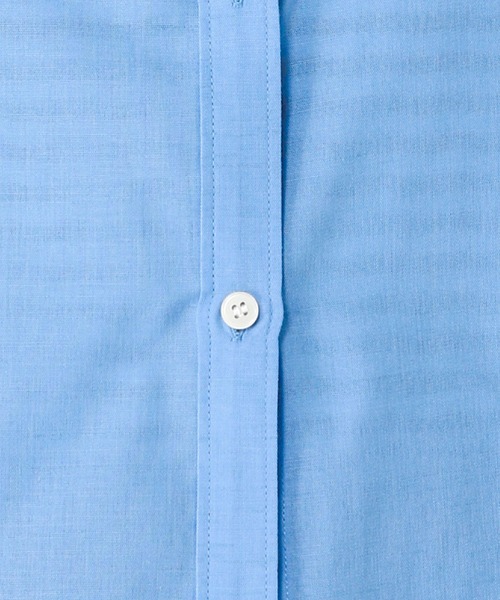 studio CLIP（スタディオクリップ）の「【玄長直子さんコラボ】ノンアイロンヒンヤリシャツ（シャツ/ブラウス・レディース・オフホワイト/その他2/その他1/ブルー・FREE）」の10枚目の写真