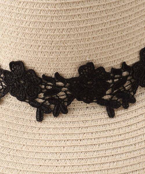 OPAQUE.CLIP(オペークドットクリップ)の「◆レースキャペリン(ハット・レディース・ベージュ/オフホワイト・00)」の7枚目の写真