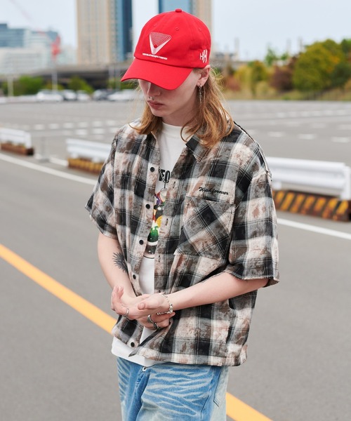 WISH FOR EVER（ウィッシュフォーエバー）の「DRAW CODE FRINGE VINTAGE LIKE SHIRT/ドローコードフリンジビンテージライクシャツ（シャツ/ブラウス・メンズ・ブルー/ブラック/レッド/ブラウン・SMALL/MEDIUM/LARGE）」の22枚目の写真