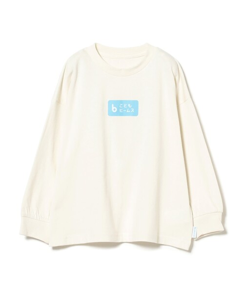こども ビームス(コドモビームス)の「kodomo ロゴ ロングスリーブ Tシャツ 2024(90~140cm)(Tシャツ/カットソー・キッズ・オフホワイト/ネイビー・100/110/120/130/140/90)」の8枚目の写真