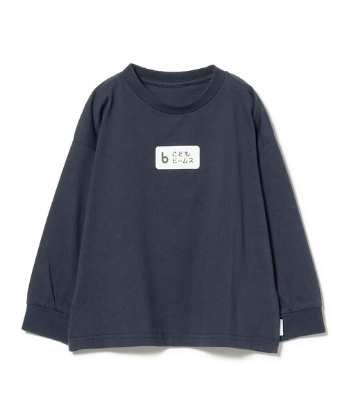 こども ビームス(コドモビームス)の「kodomo ロゴ ロングスリーブ Tシャツ 2024(90~140cm)(Tシャツ/カットソー・キッズ・オフホワイト/ネイビー・100/110/120/130/140/90)」の13枚目の写真