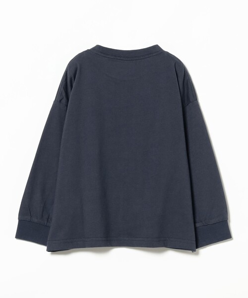 こども ビームス(コドモビームス)の「kodomo ロゴ ロングスリーブ Tシャツ 2024(90~140cm)(Tシャツ/カットソー・キッズ・オフホワイト/ネイビー・100/110/120/130/140/90)」の14枚目の写真