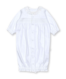 Tartine et Chocolat | レース襟付きスモッキング刺しゅう2Wayオールベビー(50~75cm)(ロンパース)