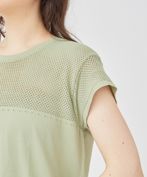 VARLEY(バーレイ)の「【Varley】CALLOWAY BOXY TEE(Tシャツ/カットソー・レディース・ベージュ/グリーン系その他・S)」の13枚目の写真