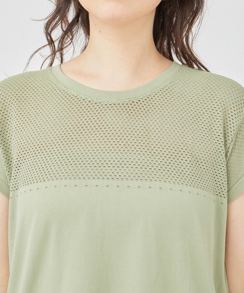 VARLEY(バーレイ)の「【Varley】CALLOWAY BOXY TEE(Tシャツ/カットソー・レディース・ベージュ/グリーン系その他・S)」の11枚目の写真