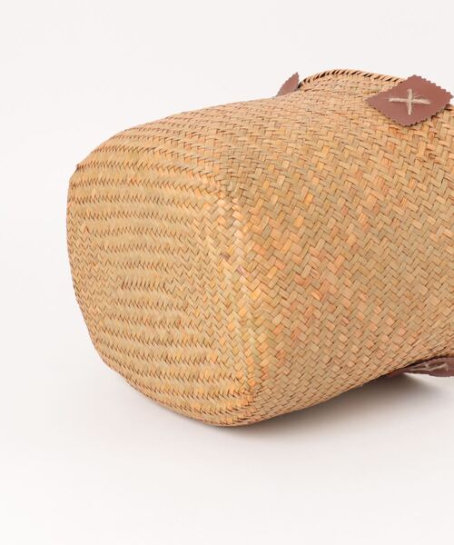 anap mimpi（アナップミンピ）の「楕円 カゴバッグ（かごバッグ・レディース・ベージュ・FREE）」の15枚目の写真