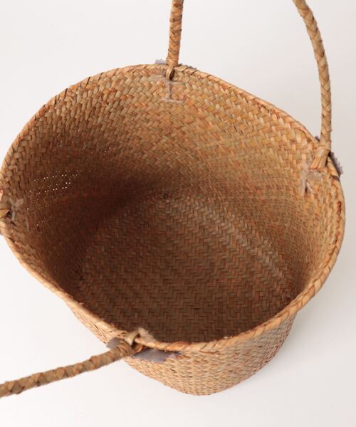 anap mimpi（アナップミンピ）の「楕円 カゴバッグ（かごバッグ・レディース・ベージュ・FREE）」の16枚目の写真