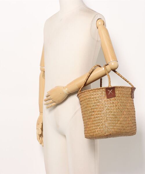 anap mimpi（アナップミンピ）の「楕円 カゴバッグ（かごバッグ・レディース・ベージュ・FREE）」の17枚目の写真