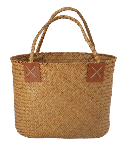 anap mimpi（アナップミンピ）の「楕円 カゴバッグ（かごバッグ・レディース・ベージュ・FREE）」の8枚目の写真