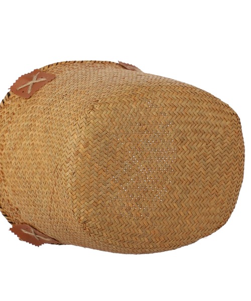 anap mimpi（アナップミンピ）の「楕円 カゴバッグ（かごバッグ・レディース・ベージュ・FREE）」の3枚目の写真