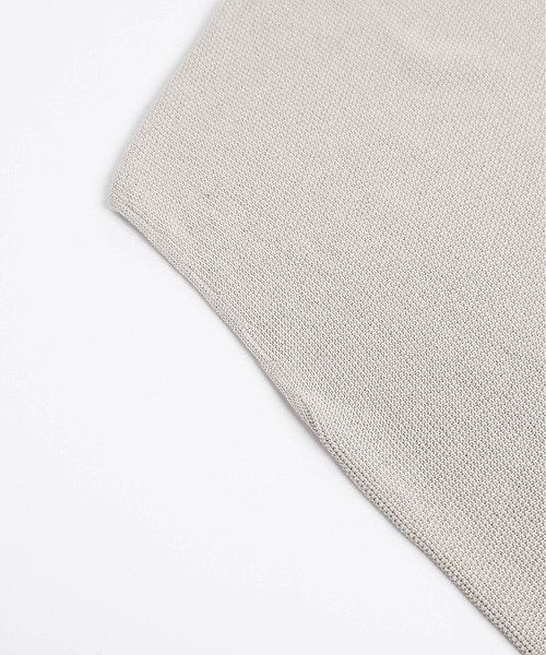 AMELY(エミリー)の「鹿の子編みサマーニットトップス(Tシャツ/カットソー・レディース・ブルー/ブラック/イエロー/グリーン/ホワイト・フリー)」の12枚目の写真