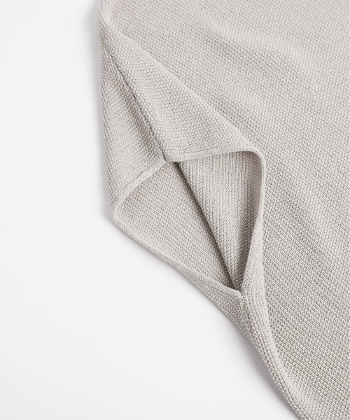 AMELY(エミリー)の「鹿の子編みサマーニットトップス(Tシャツ/カットソー・レディース・ブルー/ブラック/イエロー/グリーン/ホワイト・フリー)」の13枚目の写真