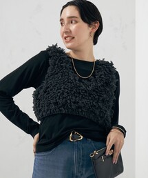 Laraaji | ループ編みビスチェ(ベスト)