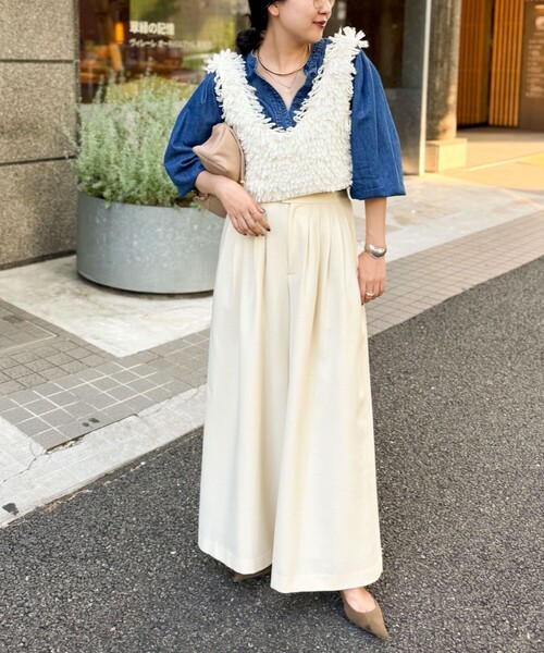Laraaji（ララージ）の「ループ編みビスチェ（ベスト）」 - WEAR