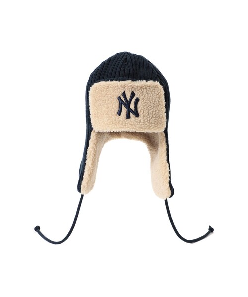 NEW ERA（ニューエラ）の「NEW ERA / 別注 KNIT TRAPPER（ハット・メンズ・ブラック/ネイビー・ONE SIZE）」の5枚目の写真