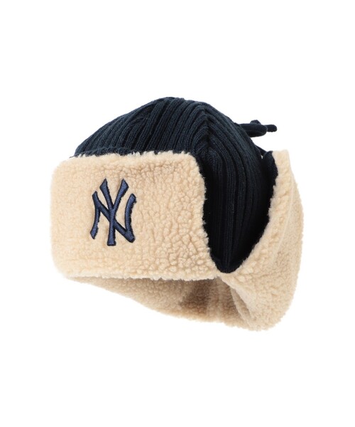 NEW ERA（ニューエラ）の「NEW ERA / 別注 KNIT TRAPPER（ハット・メンズ・ブラック/ネイビー・ONE SIZE）」の8枚目の写真