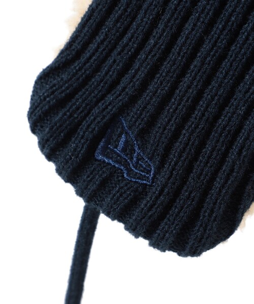 NEW ERA（ニューエラ）の「NEW ERA / 別注 KNIT TRAPPER（ハット・メンズ・ブラック/ネイビー・ONE SIZE）」の10枚目の写真