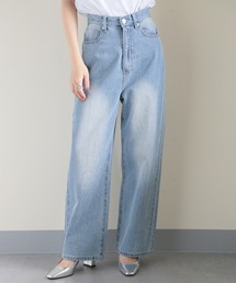 MAISON BREEZE | 【MAISON BREEZE】バックポケットストレート加工デニム 223-703-3232 DTK(デニムパンツ)