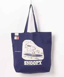 スヌーピー【SNOOPY】Canvas Tote Bag(L) ワッペン SURFIN