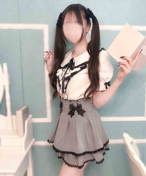 もえにゃちゃんコラボ】二段フリルリボンスカパン（スカート）｜MA*RS