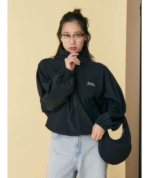 【セール】【WEB限定】エンブロイダリーナイロンブルゾン（ブルゾン）｜Ungrid（アングリッド）