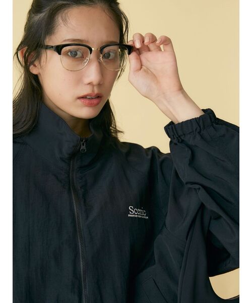 【セール】【WEB限定】エンブロイダリーナイロンブルゾン（ブルゾン）｜Ungrid（アングリッド）