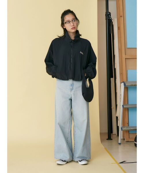 【セール】【WEB限定】エンブロイダリーナイロンブルゾン（ブルゾン）｜Ungrid（アングリッド）