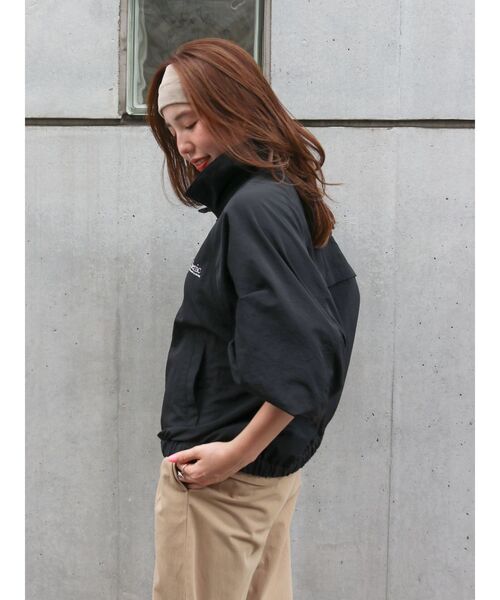 【セール】【WEB限定】エンブロイダリーナイロンブルゾン（ブルゾン）｜Ungrid（アングリッド）